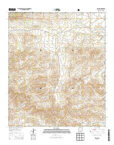 Pinon New Mexico Historical topographic map, 1:24000 scale, 7.5 X 7.5 Minute, Year 2013