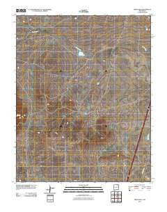Pinon Hills New Mexico Historical topographic map, 1:24000 scale, 7.5 X 7.5 Minute, Year 2010