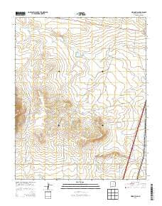 Pinon Hills New Mexico Historical topographic map, 1:24000 scale, 7.5 X 7.5 Minute, Year 2013