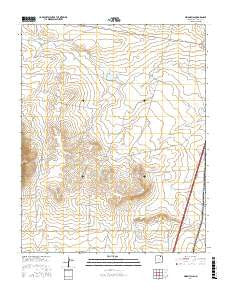 Pinon Hills New Mexico Current topographic map, 1:24000 scale, 7.5 X 7.5 Minute, Year 2017