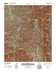 Pinon Ranch New Mexico Historical topographic map, 1:24000 scale, 7.5 X 7.5 Minute, Year 2011