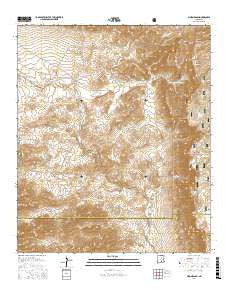 Pinon Ranch New Mexico Current topographic map, 1:24000 scale, 7.5 X 7.5 Minute, Year 2017