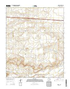 Pintada New Mexico Historical topographic map, 1:24000 scale, 7.5 X 7.5 Minute, Year 2013