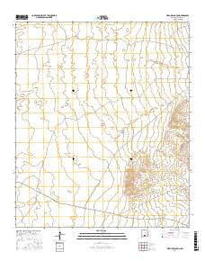 Pipeline Canyon New Mexico Current topographic map, 1:24000 scale, 7.5 X 7.5 Minute, Year 2017