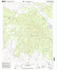 Pitchfork Canyon New Mexico Historical topographic map, 1:24000 scale, 7.5 X 7.5 Minute, Year 1999