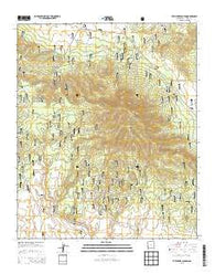 Pitchfork Canyon New Mexico Historical topographic map, 1:24000 scale, 7.5 X 7.5 Minute, Year 2013