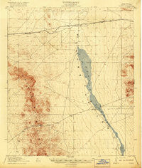 Playas New Mexico Historical topographic map, 1:62500 scale, 15 X 15 Minute, Year 1919