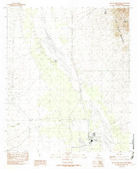 Playas Lake South New Mexico Historical topographic map, 1:24000 scale, 7.5 X 7.5 Minute, Year 1982