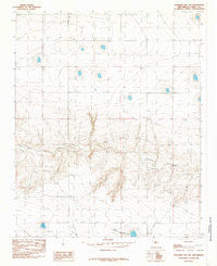 Pleasant Hill NW New Mexico Historical topographic map, 1:24000 scale, 7.5 X 7.5 Minute, Year 1985