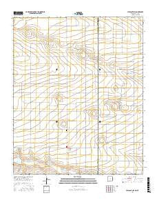 Pleasant Hill New Mexico Current topographic map, 1:24000 scale, 7.5 X 7.5 Minute, Year 2017