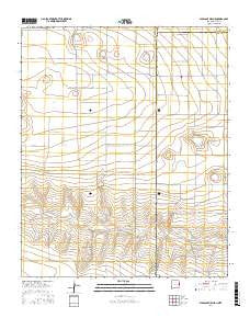Pleasant Hill NE New Mexico Current topographic map, 1:24000 scale, 7.5 X 7.5 Minute, Year 2017
