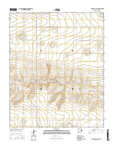 Pleasant Hill NW New Mexico Current topographic map, 1:24000 scale, 7.5 X 7.5 Minute, Year 2017