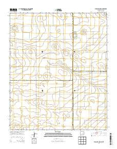 Pleasure Lake New Mexico Historical topographic map, 1:24000 scale, 7.5 X 7.5 Minute, Year 2013