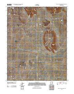 Point of Rocks Mesa New Mexico Historical topographic map, 1:24000 scale, 7.5 X 7.5 Minute, Year 2010