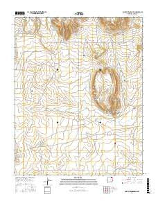 Point of Rocks Mesa New Mexico Current topographic map, 1:24000 scale, 7.5 X 7.5 Minute, Year 2017