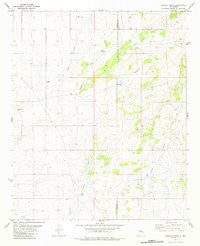 Polecat Draw New Mexico Historical topographic map, 1:24000 scale, 7.5 X 7.5 Minute, Year 1981