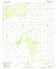 Polecat Tank New Mexico Historical topographic map, 1:24000 scale, 7.5 X 7.5 Minute, Year 1981