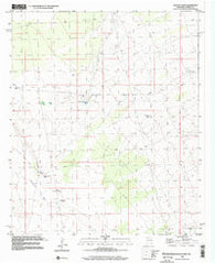 Polecat Tank New Mexico Historical topographic map, 1:24000 scale, 7.5 X 7.5 Minute, Year 1996