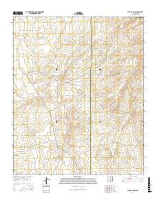 Polecat Draw New Mexico Current topographic map, 1:24000 scale, 7.5 X 7.5 Minute, Year 2017
