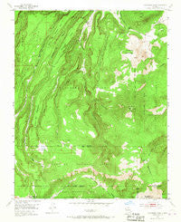 Polvadera Peak New Mexico Historical topographic map, 1:24000 scale, 7.5 X 7.5 Minute, Year 1953
