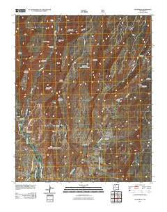 Ponderosa New Mexico Historical topographic map, 1:24000 scale, 7.5 X 7.5 Minute, Year 2011