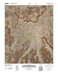Ponderosa Tank New Mexico Historical topographic map, 1:24000 scale, 7.5 X 7.5 Minute, Year 2011