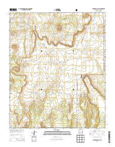 Ponderosa Tank New Mexico Historical topographic map, 1:24000 scale, 7.5 X 7.5 Minute, Year 2013
