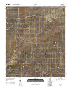 Pope New Mexico Historical topographic map, 1:24000 scale, 7.5 X 7.5 Minute, Year 2010