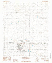 Portair New Mexico Historical topographic map, 1:24000 scale, 7.5 X 7.5 Minute, Year 1985