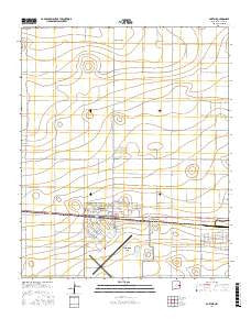 Portair New Mexico Current topographic map, 1:24000 scale, 7.5 X 7.5 Minute, Year 2017