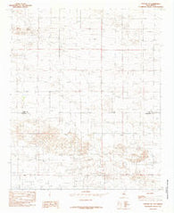 Portair SW New Mexico Historical topographic map, 1:24000 scale, 7.5 X 7.5 Minute, Year 1985