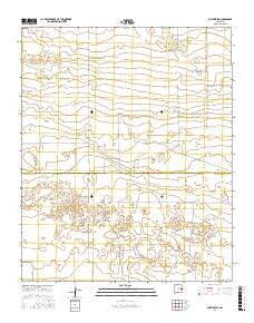Portair SW New Mexico Current topographic map, 1:24000 scale, 7.5 X 7.5 Minute, Year 2017