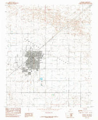 Portales New Mexico Historical topographic map, 1:24000 scale, 7.5 X 7.5 Minute, Year 1985