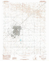 Portales New Mexico Historical topographic map, 1:24000 scale, 7.5 X 7.5 Minute, Year 1985