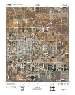 Portales New Mexico Historical topographic map, 1:24000 scale, 7.5 X 7.5 Minute, Year 2010
