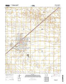 Portales New Mexico Historical topographic map, 1:24000 scale, 7.5 X 7.5 Minute, Year 2013