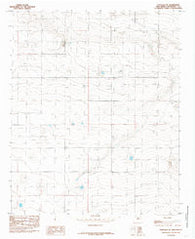 Portales SE New Mexico Historical topographic map, 1:24000 scale, 7.5 X 7.5 Minute, Year 1985