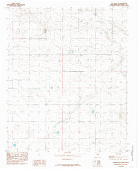 Portales SE New Mexico Historical topographic map, 1:24000 scale, 7.5 X 7.5 Minute, Year 1985