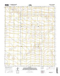 Portales SE New Mexico Current topographic map, 1:24000 scale, 7.5 X 7.5 Minute, Year 2017