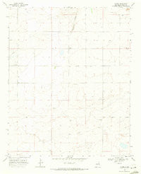 Porter New Mexico Historical topographic map, 1:24000 scale, 7.5 X 7.5 Minute, Year 1968
