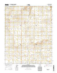 Porter New Mexico Historical topographic map, 1:24000 scale, 7.5 X 7.5 Minute, Year 2013
