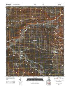 Post Office Flat New Mexico Historical topographic map, 1:24000 scale, 7.5 X 7.5 Minute, Year 2011