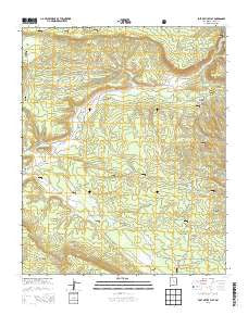 Post Office Flat New Mexico Historical topographic map, 1:24000 scale, 7.5 X 7.5 Minute, Year 2013