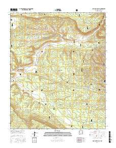 Post Office Flat New Mexico Current topographic map, 1:24000 scale, 7.5 X 7.5 Minute, Year 2017