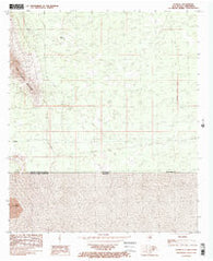 Potrillo New Mexico Historical topographic map, 1:24000 scale, 7.5 X 7.5 Minute, Year 1985