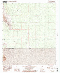 Potrillo New Mexico Historical topographic map, 1:24000 scale, 7.5 X 7.5 Minute, Year 1985