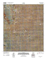Potrillo New Mexico Historical topographic map, 1:24000 scale, 7.5 X 7.5 Minute, Year 2010