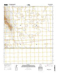 Potrillo New Mexico Historical topographic map, 1:24000 scale, 7.5 X 7.5 Minute, Year 2013