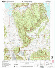Pounds Mesa New Mexico Historical topographic map, 1:24000 scale, 7.5 X 7.5 Minute, Year 2002