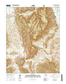 Pounds Mesa New Mexico Current topographic map, 1:24000 scale, 7.5 X 7.5 Minute, Year 2017